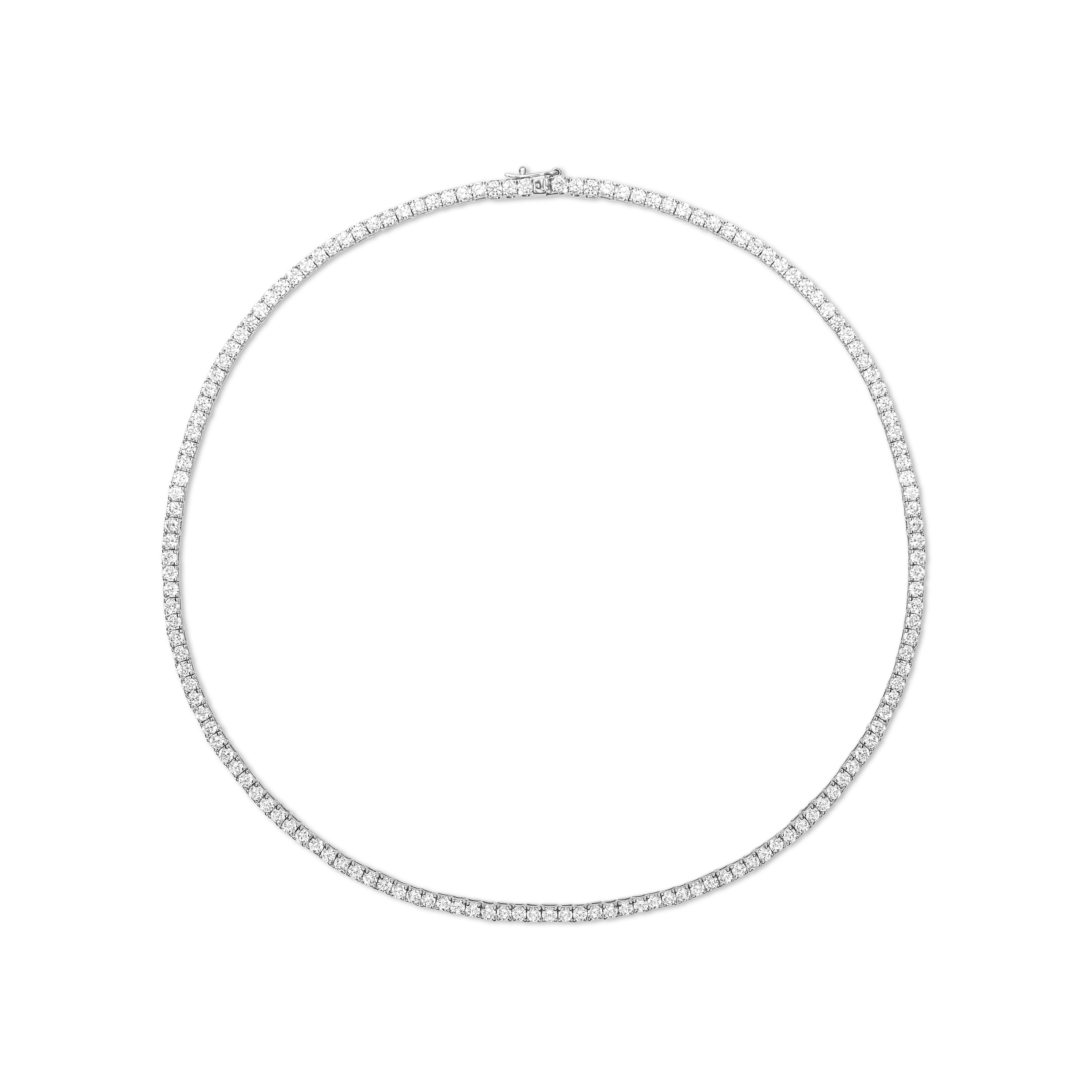 Purity tennis necklace