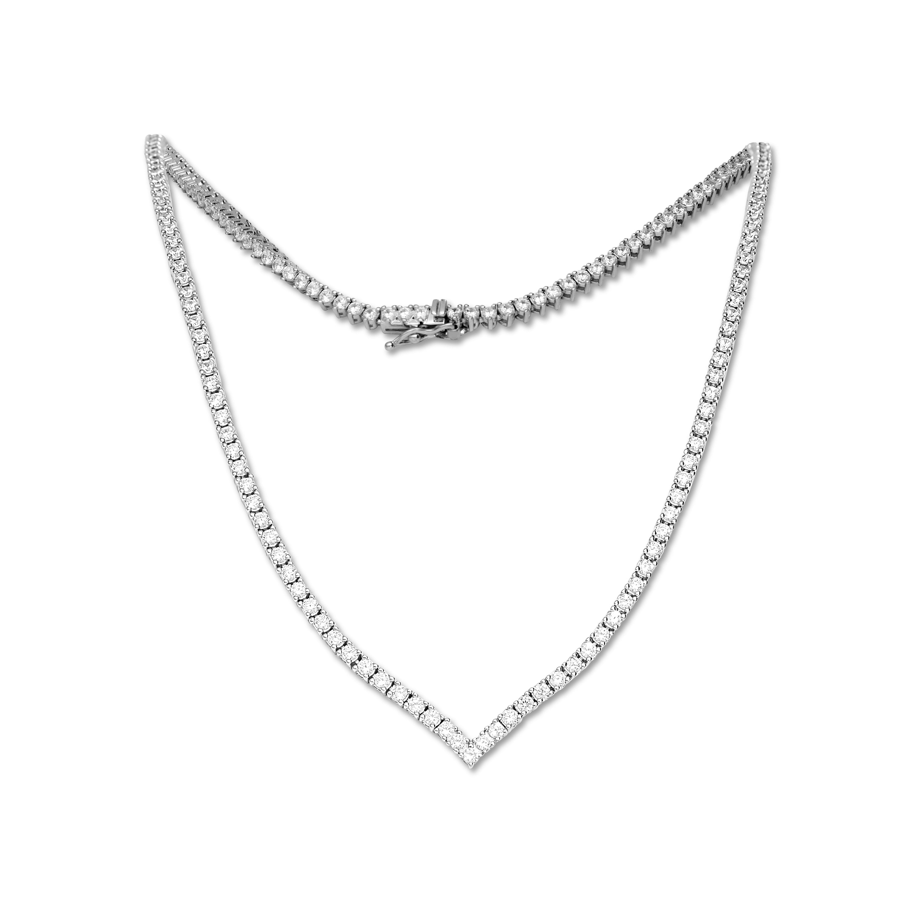 Lear tennis necklace